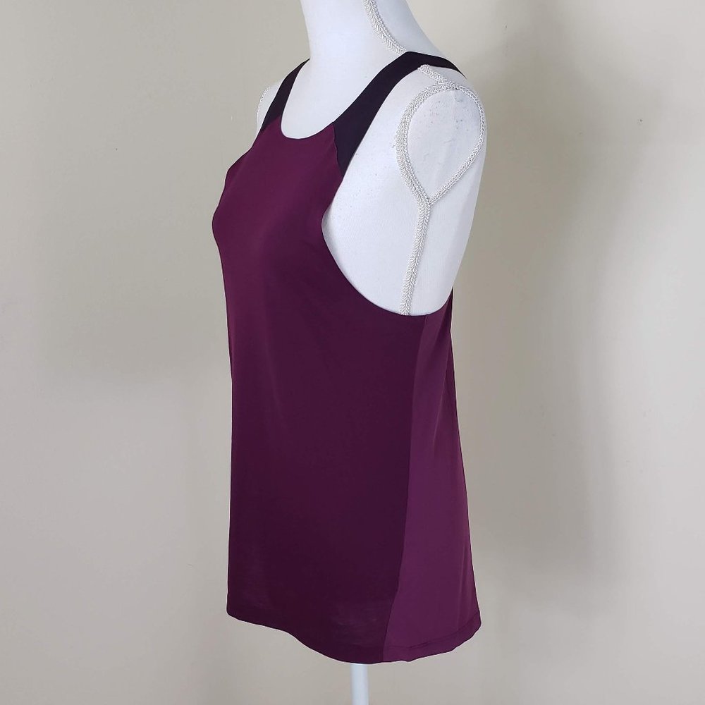 Nike Dri-Fit Mesh Racerback Tank Top Purple Sz.XS - Picture 5 of 10